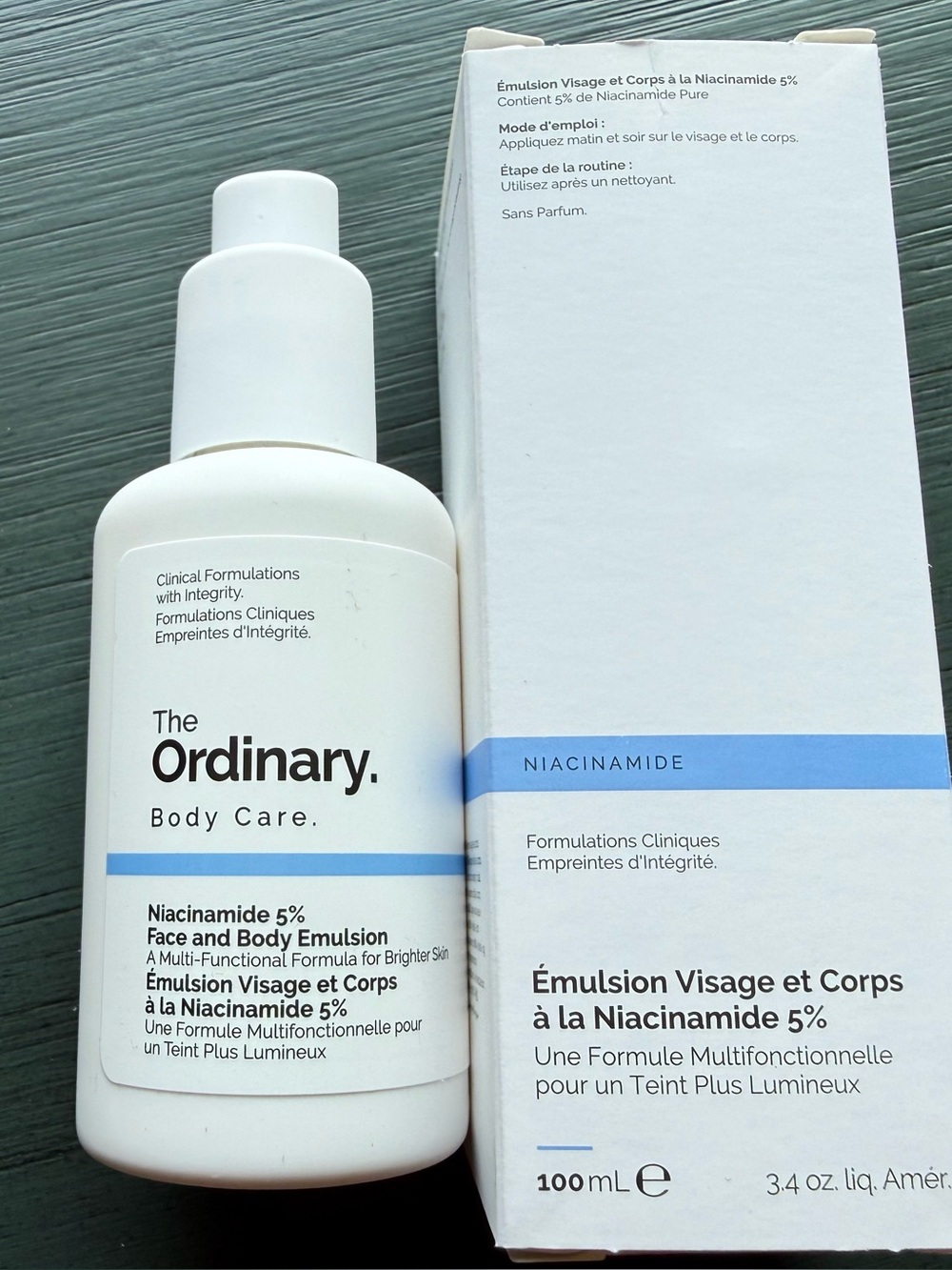 The Ordinary Niacinamide 5% face and body emulsion